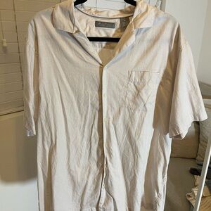 Daniel Cremieux Light Cream Casual Button Down Shirt